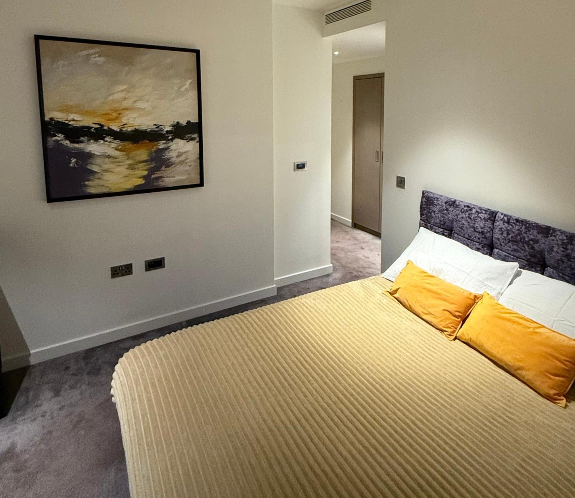 Luxury Modern 2 Bed Flat With Balcony And City View - Canary Wharf City Center London Kültér fotó